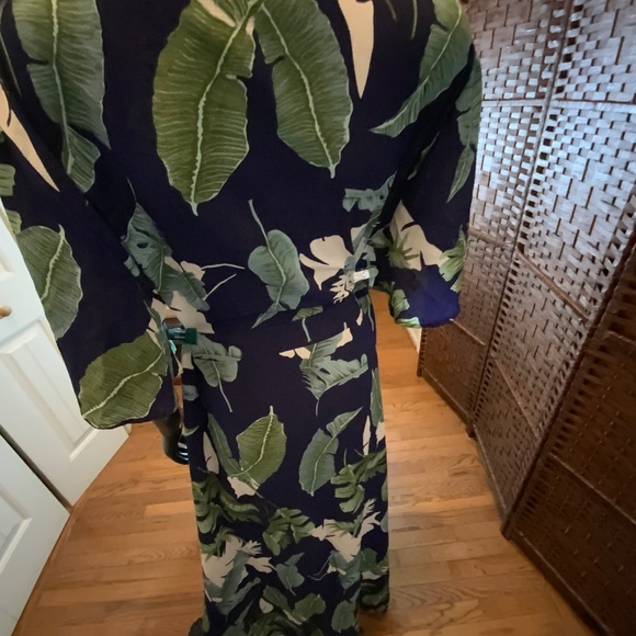 Shein WomenTropical print High Low Maxi Dress - Picture 4 of 7